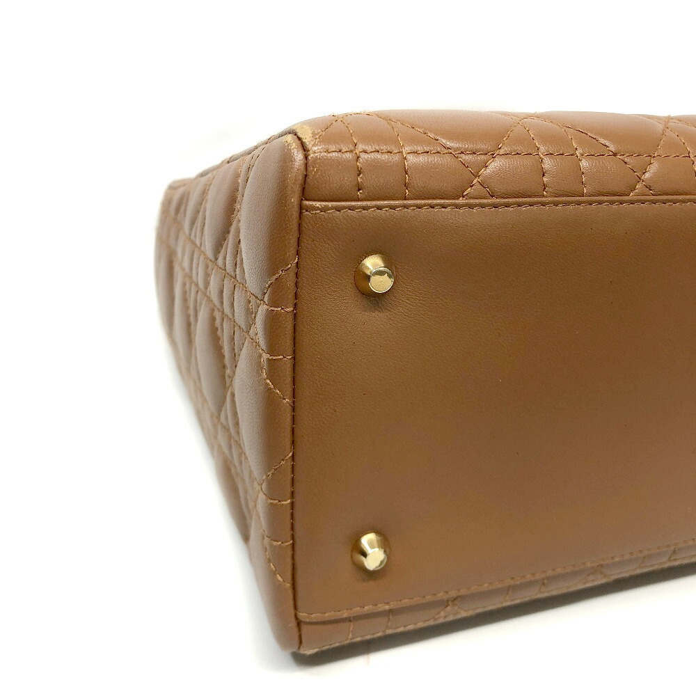 DIOR Lady Shoulder Bag Cannage Brown - Picture 5 of 9